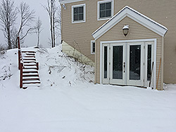 snowbound main AQRT Center in NY
