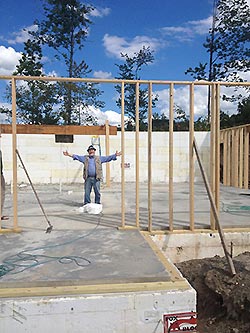 Shaykh Taner at new Center under construction