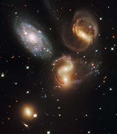 galaxies in space